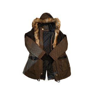 “Express” canvas winter parka. Size large.